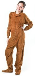 Footed Pajamas Teddy Bear Kids Chenille Clothing