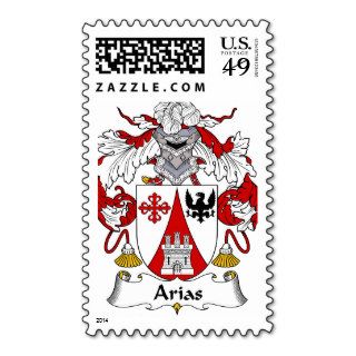 Arias Family Crest Postage