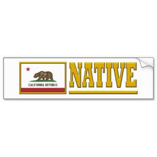California Native Bumper Sticker