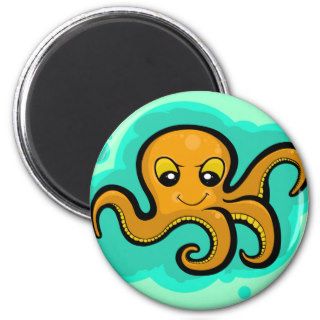Heba the Octopus Character Refrigerator Magnet