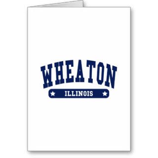 Wheaton Illinois College Style tee shirts Cards