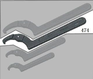 Williams 474 Adjustable Hook Spanner Wrench, 2 to 4 3/4 Inch    