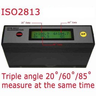 New Lcd Digital Glossmeter Gloss Meter 20˚ 60˚ 85˚ Paint Surface Portable Electronics