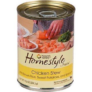 Nature's Variety Homestyle by Prairie Chicken Stew Canned Dog Food, Case of 12  Canned Wet Pet Food 