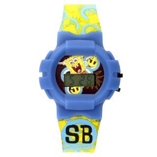 SpongeBob SquarePants Kids' SBP474 Blue and Yellow Watch Watches