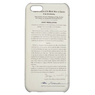 ORIGINAL 22nd Amendment U.S. Constitution iPhone 5C Covers