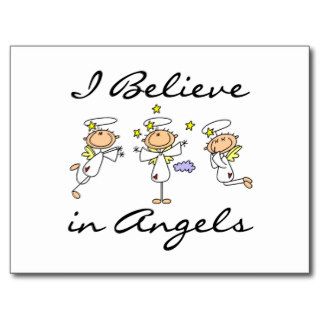 I Believe in Angels T shirts and Gifts Postcard