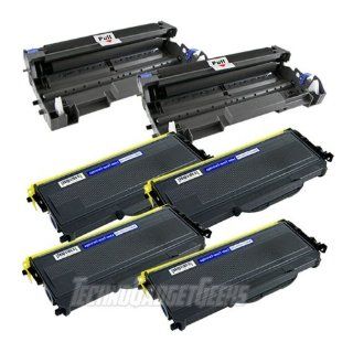 Techno Gadget Geeks 2pk DR 400 w/ 4pk TN 460 Drum and Toner Cartridge Combo for Brother Printer DCP 1200 DCP 1400 Fax 4750 Fax 5750 Fax 8350P Fax 8750P HL 1030 HL 1230 HL 1240 HL 1250 HL 1270N HL 1440 HL 1450 HL 1470N HL P2500 Intellifax 4100 4750 4750E 57