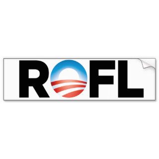 Obama Logo   Rolling on the Floor Laughing Bumper Stickers