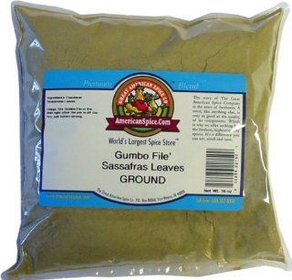 Gumbo File' Sassafras Leaves, Ground, Bulk, 16 oz  Grocery & Gourmet Food