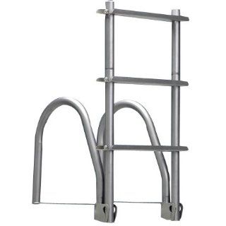 Dock Edge Stainless Steel Flip Up Ladder 4 Step  Sports & Outdoors