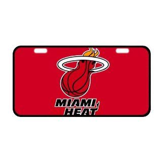 Miami Heat Metal License Plate Frame LP 462  Sports Fan License Plate Frames  Sports & Outdoors
