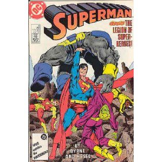 Superman #8 Byrne & Kesel Versus the Legion of Super Heroes Books