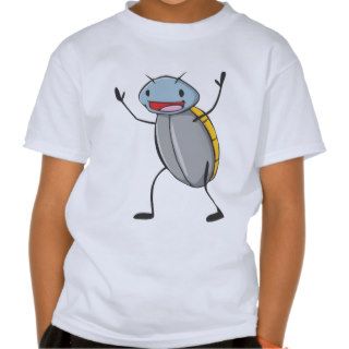 Happy Madagascar Hissing Cockroach Cartoon Tshirt
