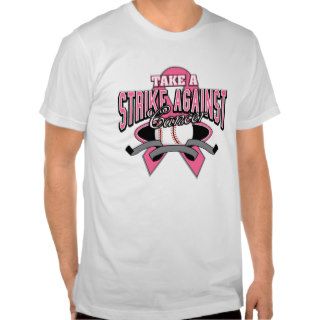 Take a Strike Against Breast Cancer Tee Shirts