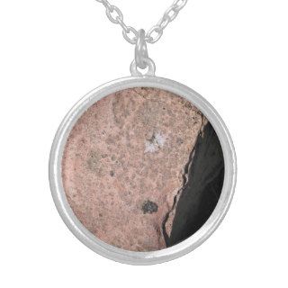 Red Rock Stone Texture Necklaces