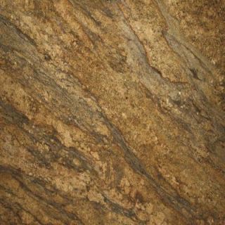 Stonemark Granite 3 in. Granite Countertop Sample in Yellow River DISCONTINUED DT G412