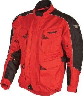 Fly Racing Mens Terra Trek II Motorcycle Jacket Red/Black XXXXL 4XL 477 2041 7 Automotive
