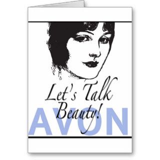 let's talk Beauty Greeting Cards