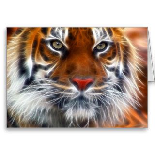 Lord of the Indian Jungles, The Royal Bengal Tiger Greeting Cards