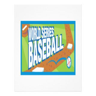 World Series Baseball Flyer