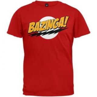 The Big Bang Theory Bazinga Men's T Shirt Movie And Tv Fan T Shirts Clothing