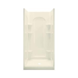 Sterling Plumbing Ensemble 34 in. x 36 in. x 75 3/4 in. Shower Kit in Biscuit 72200100 96