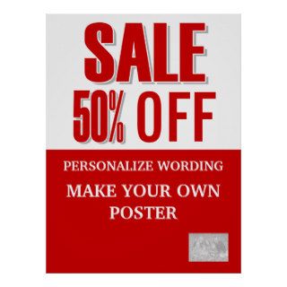 Sale promotional business clearance LARGE Posters