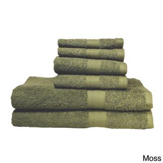Baltic Linen Ringspun Cotton 6 piece Towel Set Bath Towels