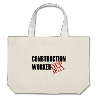 CONSTRUCTION WORKER LIGHT TOTE BAG