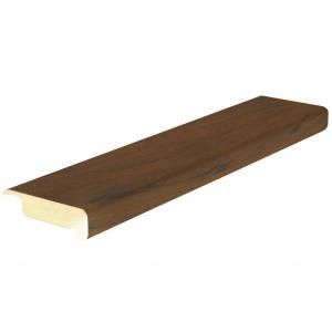 Mohawk Sable Rosewood 3/4 in. Thick x 2 1/2 in. Wide x 94 in. Length Laminate Stair Nose Molding MSTP 01331