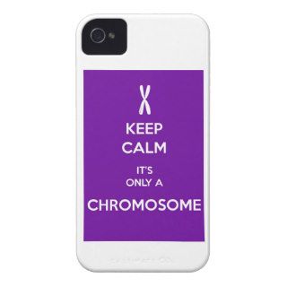 KEEP CALM it's only a CHROMOSOME iPhone 4 Covers