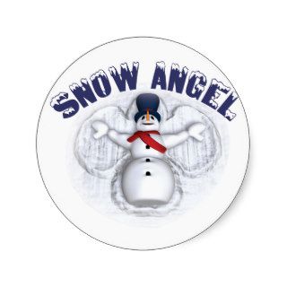Snow Angel Sticker