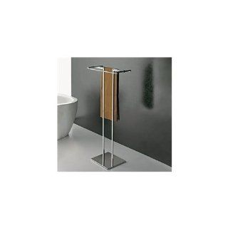 Towel Stand with Chrome Base   Square Towel Hook