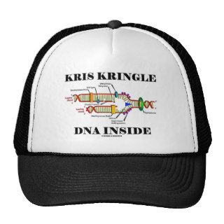 Kris Kringle DNA Inside (DNA Replication) Mesh Hats