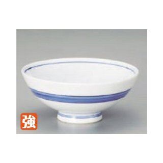 rice bowl kbu468 15 022 [4.93 x 1.97 inch] Japanese tabletop kitchen dish Rice bowl blue line Ohira [12.5 x 5cm] strengthening inn restaurant tableware restaurant business kbu468 15 022 Kitchen & Dining