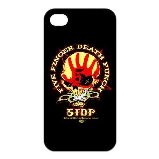 Five Finger Death Punch Poster The Way Of The Fist Back Case Cover Protector for Iphone 4 & 4s(TPU) Cell Phones & Accessories