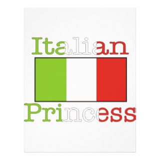 Italian Princess Flyer Design