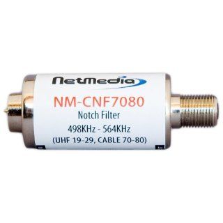 Net Media NM CNF7080 Channel Notch Filter   Blocks Cable Channels 70 Through 80 Electronics