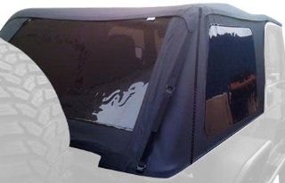 Rampage 109435 Frameless Soft Top Kit with Door Skins and Surrounds, 1992 1995 Wrangler (YJ) Black Diamond with Tinted Windows Automotive