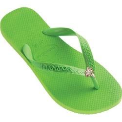 Women's Dini's Los Angeles Crystal Palm Trees Spring Green Dini's Los Angeles Sandals