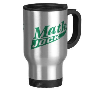 Math Jock Green Coffee Mugs