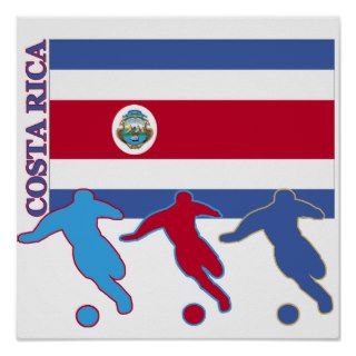 Soccer Costa Rica Print