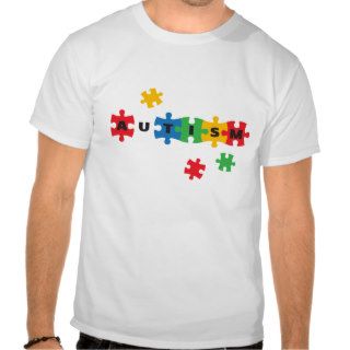 Autism jigsaw puzzle t shirt
