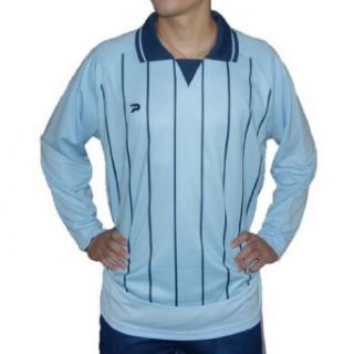 Patrick Mens Poly Stripe Athletic Soccer Jersey XL Blue Clothing