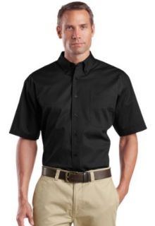 Cornerstone Men's Short Sleeve Patch Pocket Twill Shirt Clothing