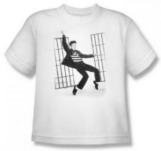 Elvis Jailhouse Rock Youth White T Shirt ELV471 YT Clothing