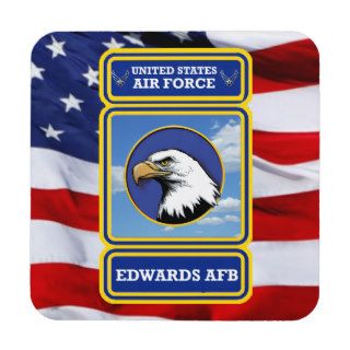 Edwards Air Force Base Drink Coaster