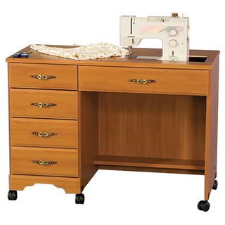 Sewing Rite Model 3200 Limited Space Manual Lift Maple Sewing Desk Sewing Rite Sewing Furniture