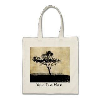 Tree Silhouette Cute Tote Bag